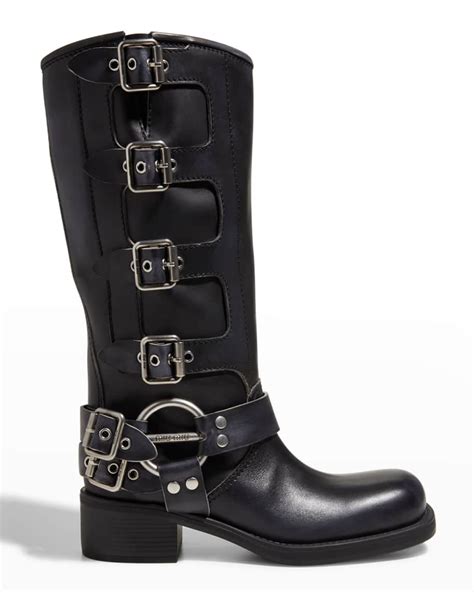 miu miu high heel boots|miu moto boots.